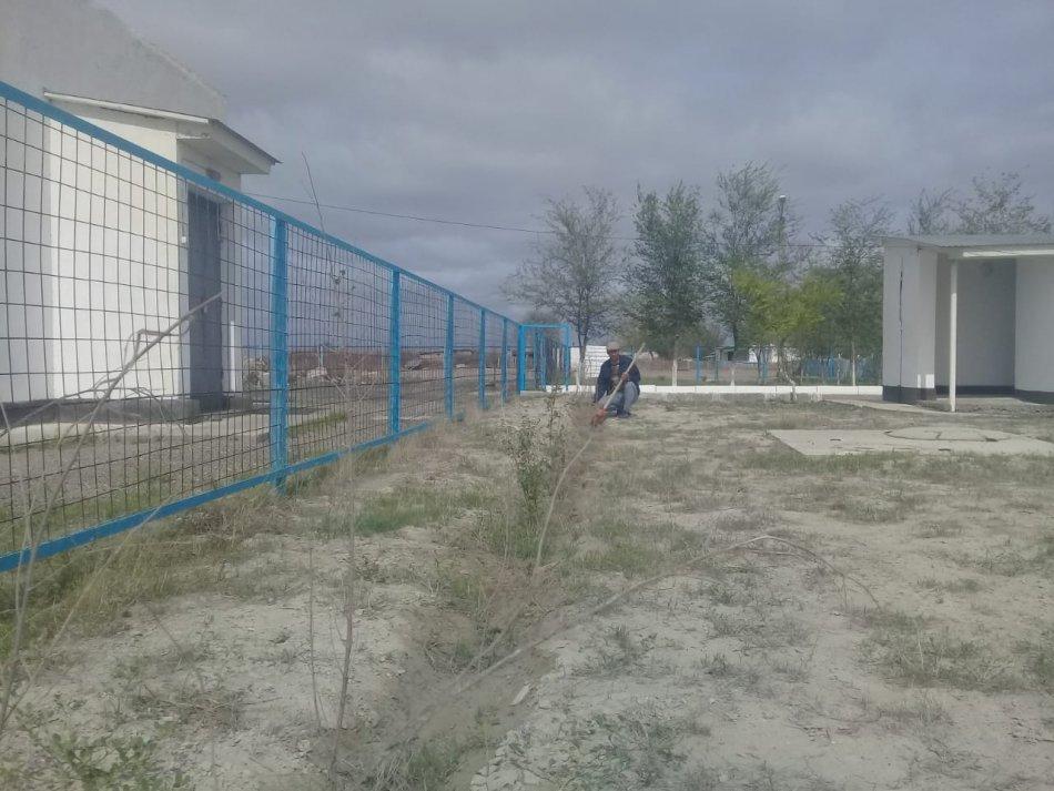 Көктемгі көгелдандыру көгеріштендіру жұмыстары